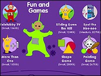 CBBC Teletubbies website