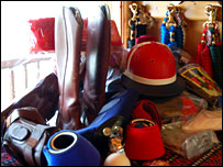 Polo equipment for sale at the Guards Polo Club shop